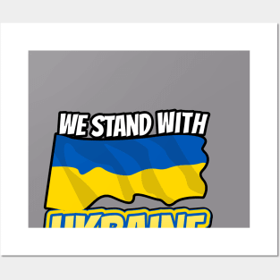 Stand with Ukraine Posters and Art